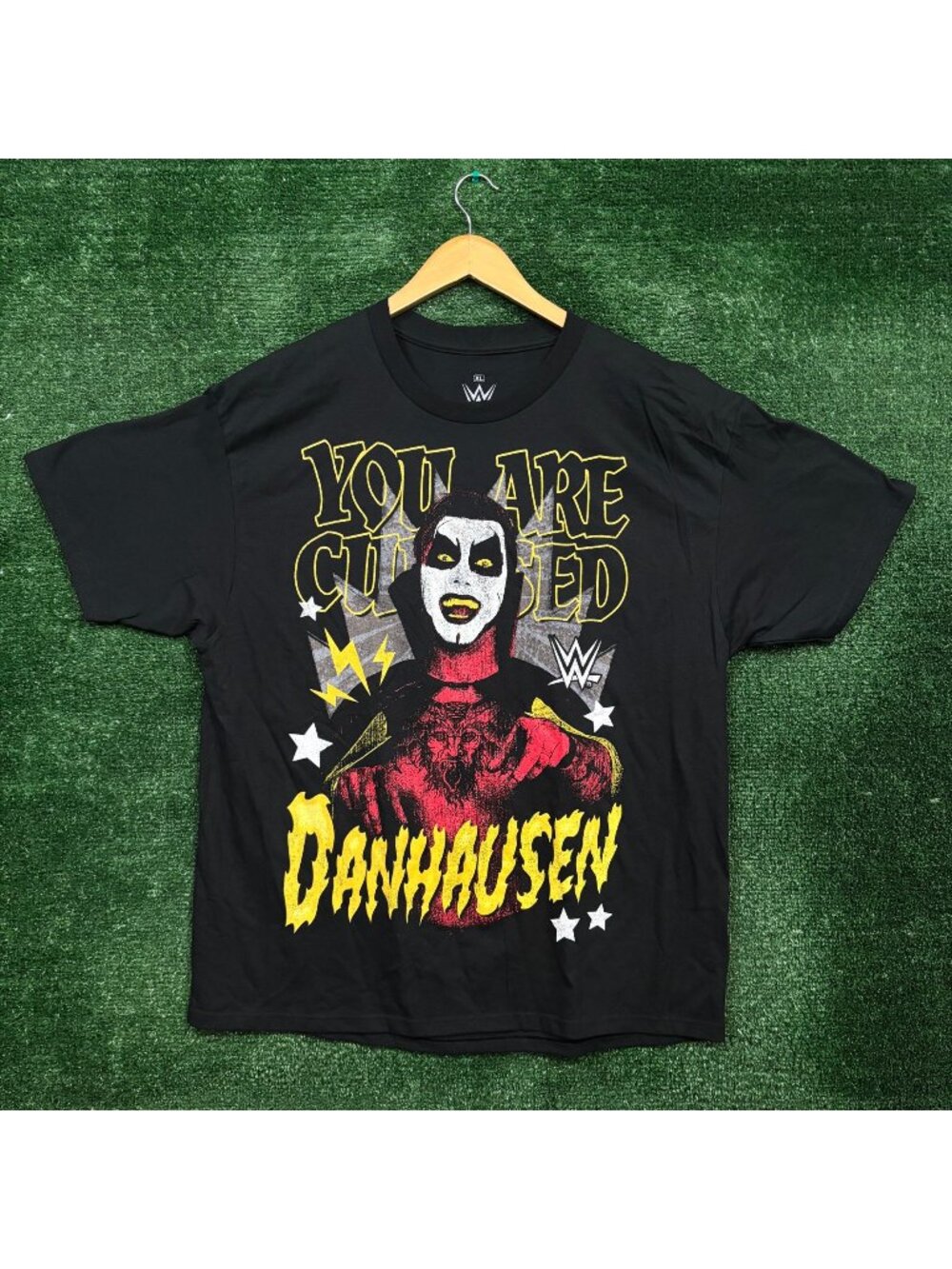 WWE Danhausen You Are Cursed T-Shirt Size Extra Large